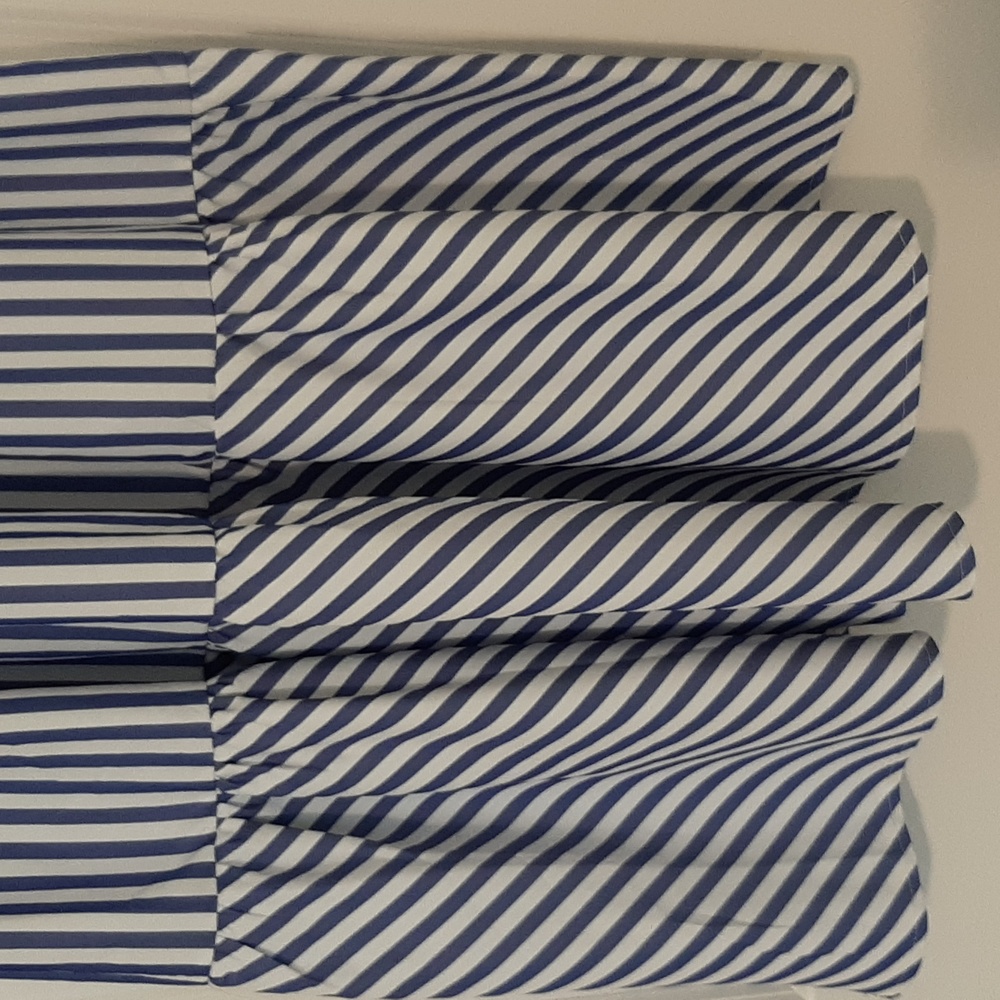 Blue and white tiered maxi skirt Size S - Picture 5 of 8